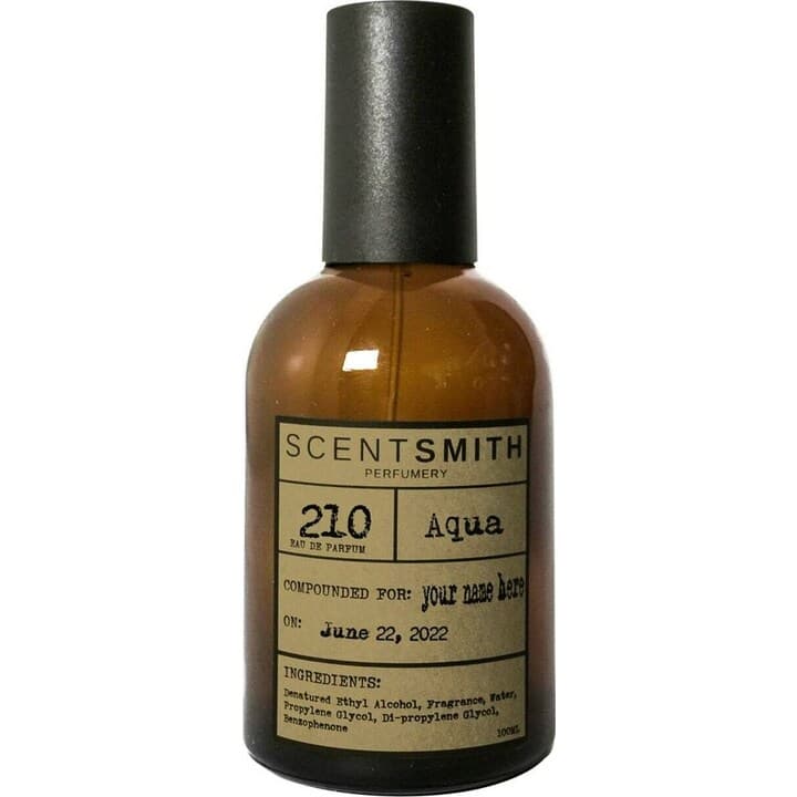 210 Aqua by Scentsmith Perfumery perfume bottle