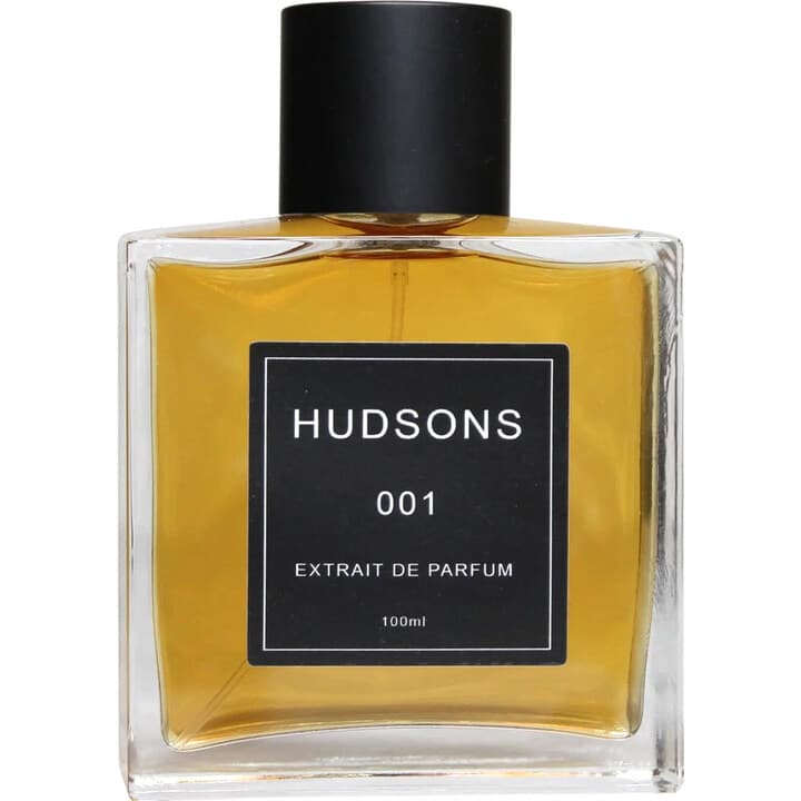 001 by Hudsons perfume bottle