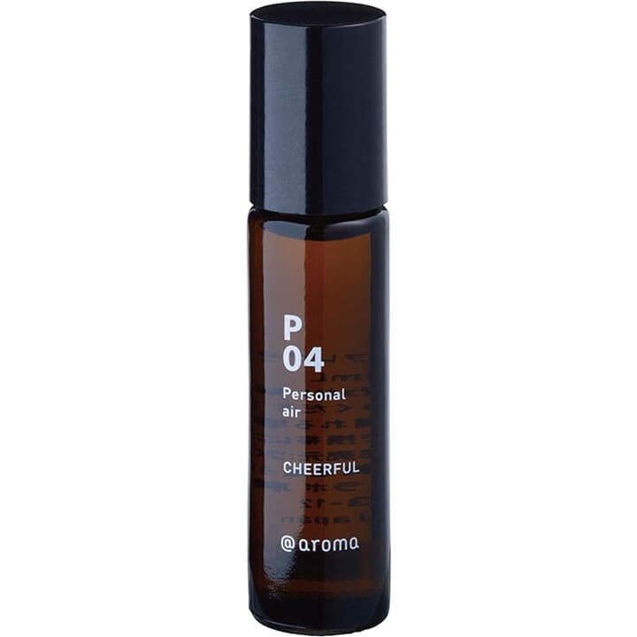 Personal air - P04 Cheerful / ロールオンフレグランス P04 チアフル by @aroma / アットアロマ perfume bottle