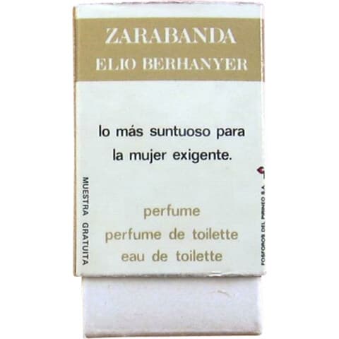 Zarabanda (Perfume de Toilette) by Elio Berhanyer perfume bottle